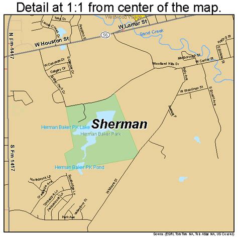 sherman texas map|directions to sherman tx.